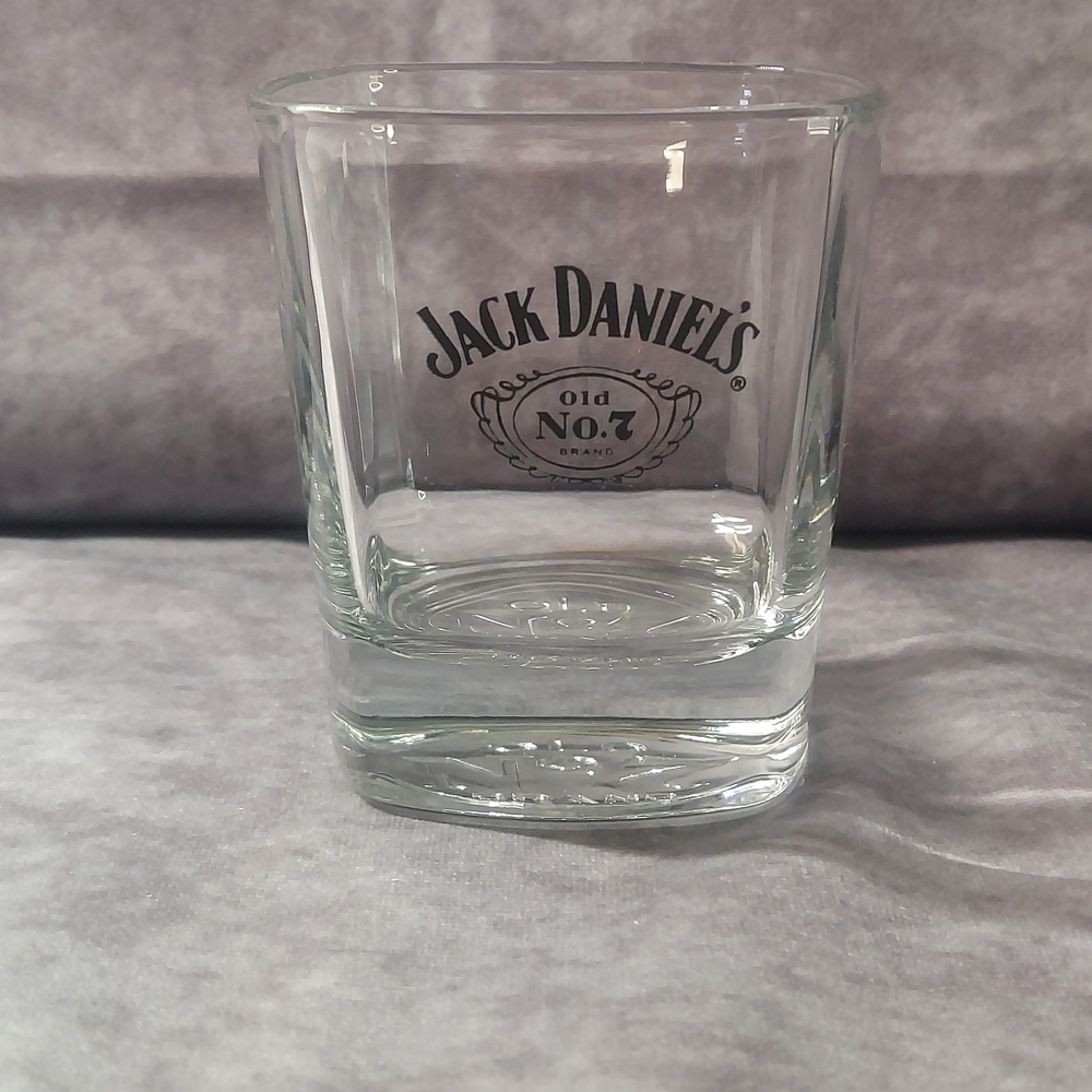Jack Daniel's Rocks Glass Old No. 7 Whiskey Tumbler 8oz Barware VGC